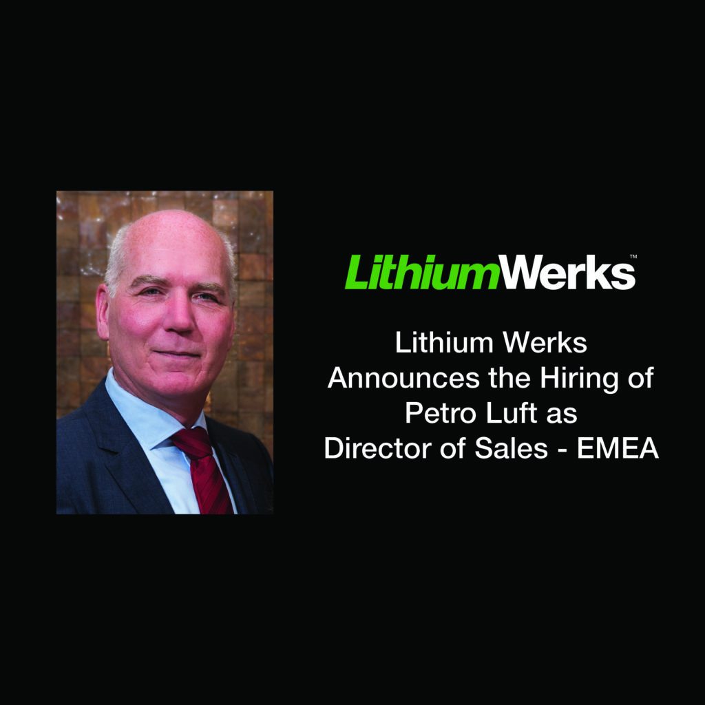 Luft Hired as Dir of Sales EMEA